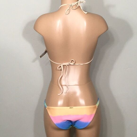 New. WILDFOX/Reef rainbow bikini. XS-too/M-bottom. - Picture 4 of 9